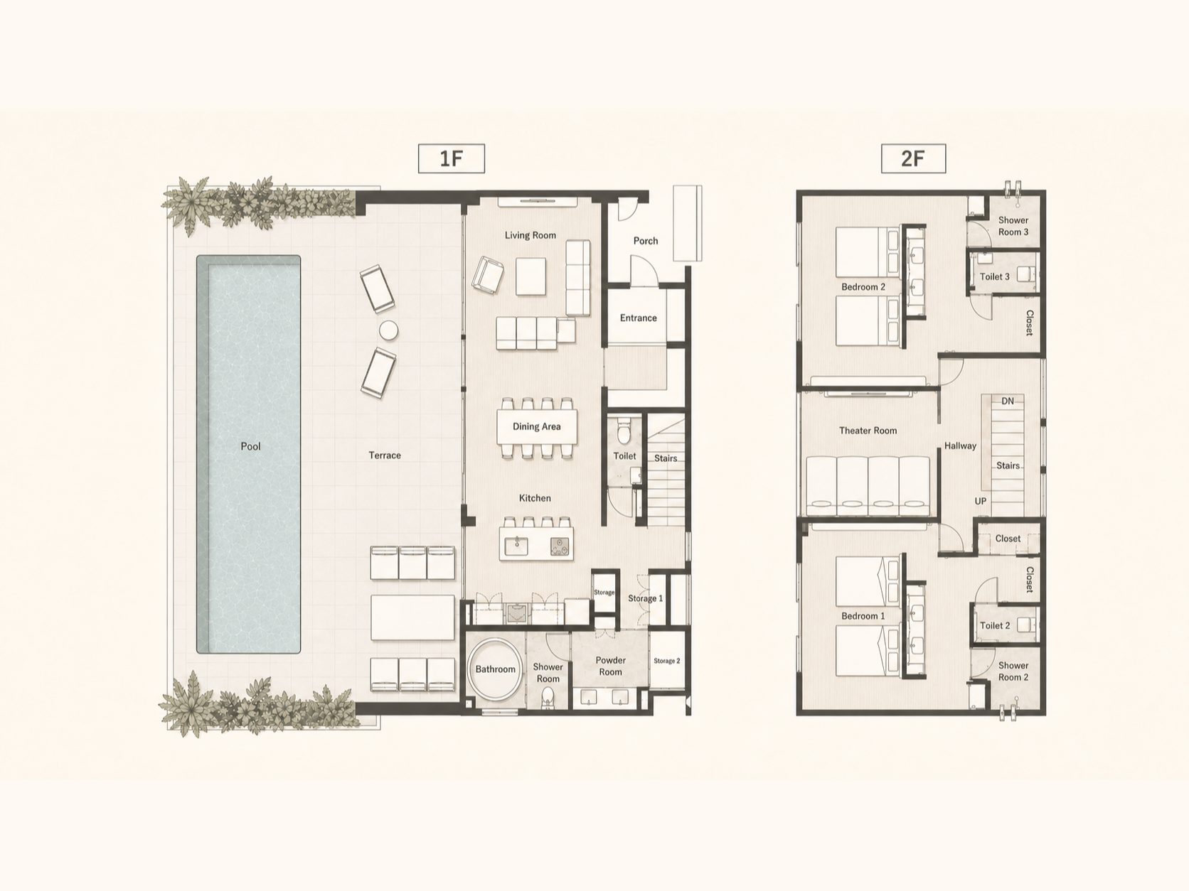SHIMASTREAM houseの間取り図